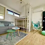 Nouveau! Centre Avec Terrasse Vue Mer, Classe 2 Etoiles * Λα Γκραντ-Μοτ