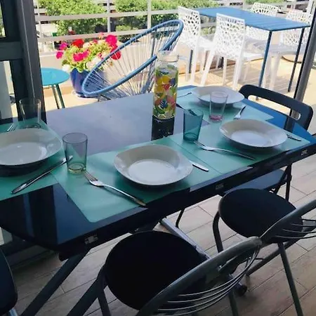 Nouveau! Centre Avec Terrasse Vue Mer, Classe 2 Etoiles * La Grande-Motte